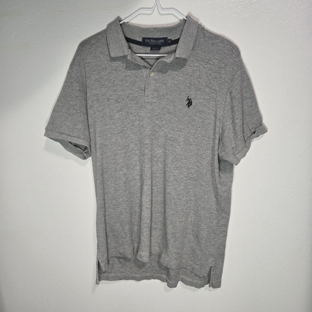 U.S. Polo Assn. Gray Polo Shirt – Men’s Medium